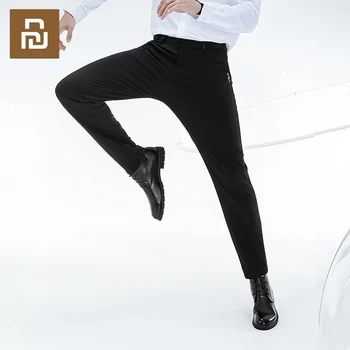 Youpin SUPIELD Aerogel, теплые деловые повседневные брюки, Мужские эластичные прямые брюки приталенного кроя, классический стиль, модные зимние мужские брюки