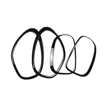 4 Упаковки для MINI Cooper Countryman R60 2011-2016 Рамка передней и задней фары, кольцо, накладка, аксессуары для стайлинга автомобилей