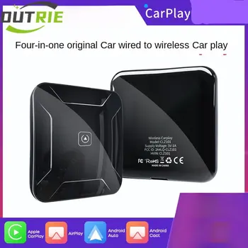 Автомобильный плейбокс, адаптер WirelessCarPlay, Мультимедийный видео-плеер, Wi-Fi, Подключи и играй, Bluetooth, Android, автоматический адаптер