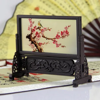 Китайский характерный пейзаж, маленький настольный экран, предметы мебели для стола ручной работы, украшения для стола