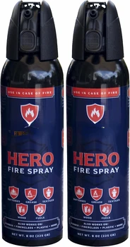 Hero Fire Spray - Мини-огнетушители для дома, автомобиля, Гаража - Кухонный Маленький огнетушитель для дома, США, 100% Органический