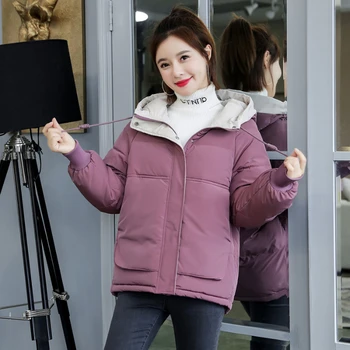 Fv9901 2019, новая осенне-зимняя женская модная повседневная теплая куртка, женские пальто, женская парка, корейская женская куртка