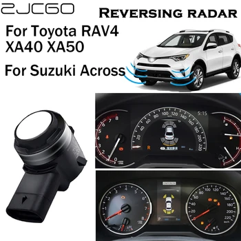 ZJCGO Оригинальные Датчики Датчик Парковки Автомобиля Система Помощи Резервному Радару С Зуммером Для Toyota RAV4 XA40 XA50/Suzuki Across Hybrid