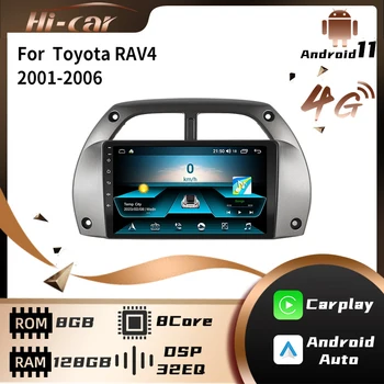 Автомобильный Стерео 2 Din для Toyota RAV4 2001-2006 Android Автомобильная Радио Мультимедийная Система GPS Головное устройство WIFI FM-приемник Головное устройство