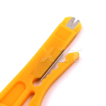 1 шт. Желтые Мини-Плоскогубцы для Зачистки сетевого кабеля 9 см UTP STP Кабельный резак Инструмент для зачистки телефонных проводов RJ45