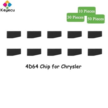 KEYECU 10 30 50 шт., карбоновый чип-транспондер 4D64 для Chrysler Remote & ключ-транспондер