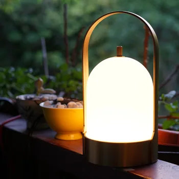 Портативная прикроватная лампа, настольная лампа, светильник, роскошный ночник для спальни, зарядка, теплый, современный креативный подарок на Новый Год