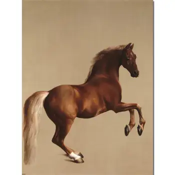 Классическая Лошадь Ручной работы, холст, картины маслом, Жилет Джорджа Стаббса, современный декор в виде животных, Высокое Качество