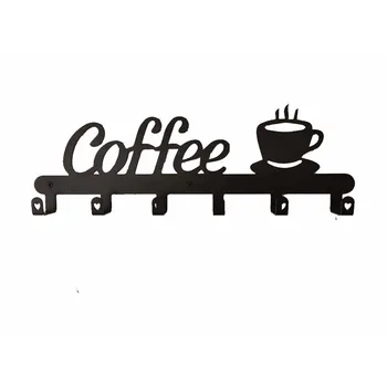 Держатель для кофейной кружки Настенный, Вывеска для оформления кофейного бара, Подставка для кофейных чашек, Вешалка для кофейной вывески, Подставка для кофейных кружек