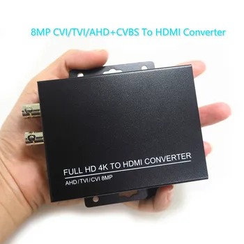 Оптовый Видео Конвертер HDC-ADH с Автоматическим Распознаванием Full HD 4K 8MP CVI / TVI / AHD + CVBS в HDMI Конвертер для Камер видеонаблюдения