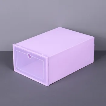Пылезащитная коробка для хранения обуви бытового выдвижного типа, Пластиковая складная BY27