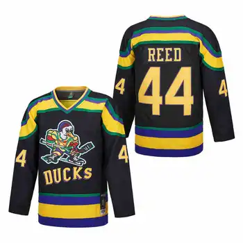 Хоккейная Майка Mighty Ducks 99 BANKS 96 CONWAY 44 Reed Швейная Вышивка Майки для спортивной одежды на открытом воздухе Зеленый Черный Белый 2023