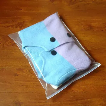 Нажимная застежка-слайдер, полиэтиленовый пакет для упаковки одежды из прозрачного пластика 35 * 45 см, 20 шт./лот