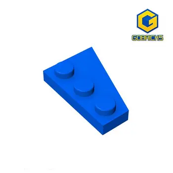 Gobricks GDS-546 клиновидный, пластина 3 x 2 слева совместим с детскими строительными блоками lego 43723 