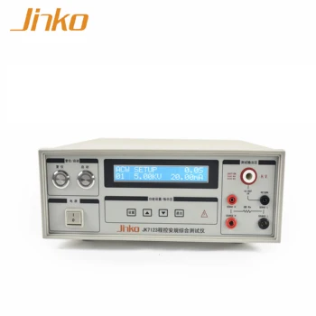 JK7123 Тестер электробезопасности с программным управлением, прецизионный тестер Hipot, тестер сопротивления изоляции, выдерживающий постоянное напряжение