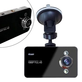 Автомобильный видеорегистратор HD 1080P с двумя объективами, Фронтальная и задняя камеры, Регистратор, Видеомагнитофон, Автомобильный видеорегистратор, Зарядное устройство, Кабель, Автомобильная электроника