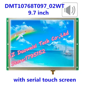 DMT10768T097_ 02WT 9,7-дюймовый последовательный сенсорный экран DGUS с высокой яркостью и широким углом обзора для воспроизведения голоса