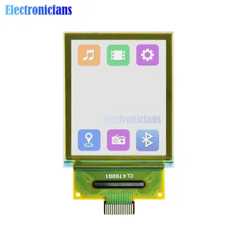1,5-Дюймовый OLED-дисплей с полным Углом обзора 128*64 Разрешение Цветной RGB LD7318 Драйвер SPI Интерфейс 4 Провода 15Pin Прозрачный Экран