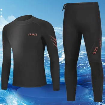 Oulylan, костюм для дайвинга, куртка, Брюки, Одежда 1,5 мм, мужской гидрокостюм, неопреновый гидрокостюм для подводного серфинга, подводной охоты, гидрокостюм для женщин