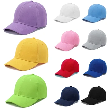 Классическая детская шляпа, простая студенческая бейсболка, Модная сетчатая солнцезащитная шляпа, Регулируемые Дышащие детские шапки для путешествий на открытом воздухе