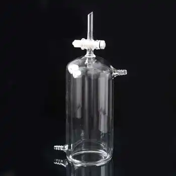 Двухслойный стакан 500 мл из ПТФЭ с поршневой рубашкой, Фотокаталитический реактор