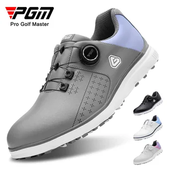PGM, мужская обувь для гольфа, шнурки для обуви, Противоскользящая водонепроницаемая мужская спортивная обувь, кроссовки XZ232