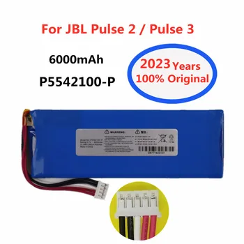 2023 Оригинальная Сменная Батарея P5542100-P Для JBL Pulse2 Pulse3 Pulse 2 Pulse 3 Наружный Динамик Перезаряжаемая Батарея 6000 мАч