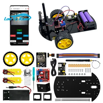 Программирующий стержень 2WD Smart Robot Car Kit Wifi ESP32 Camera Starter Kit для студентов Arduino Взрослых