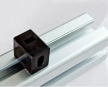 Аксессуары для алюминиевого профиля Wkooa Пластиковый соединительный блок для соединительных деталей из алюминиевого профиля серии 30