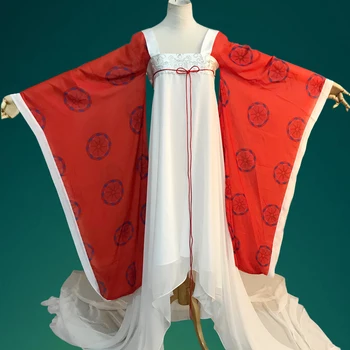 3 Дизайна Сказочного костюма принцессы династии Тан с широким рукавом и высокой талией Hanfu для фильма 