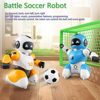 Радиоуправляемый робот Умный пульт дистанционного управления Футбольная битва Родитель-ребенок Электрические развивающие игрушки Семейная игрушка для мальчиков Детский Рождественский подарок
