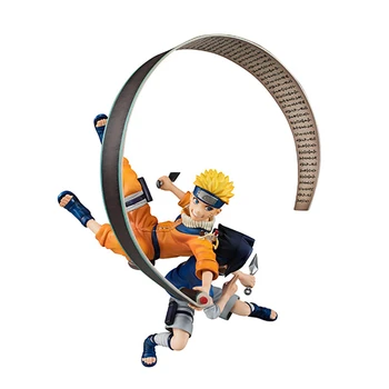 Naruto Shippuden GK GEM Узумаки Наруто Учиха Саске Битва Версия. Фигурка Аниме модель 19 см Статуя Коллекционная игрушка Figma