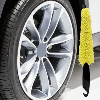 Щетка для чистки автомобильных колес Инструмент для чистки обода шины Автоматическая Мойка автомобиля