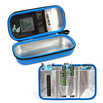 EVA Чехол для инсулиновой ручки, Охлаждающая защитная сумка для хранения, Медицинский холодильник, Дорожные карманные пакеты, сумка для замораживания лекарств, коробка для людей с диабетом