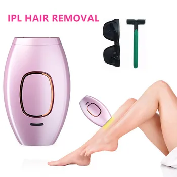 Розовый лазерный эпилятор для удаления волос Ipl для женщин, импульсный депилятор, постоянный безболезненный женский для домашнего использования