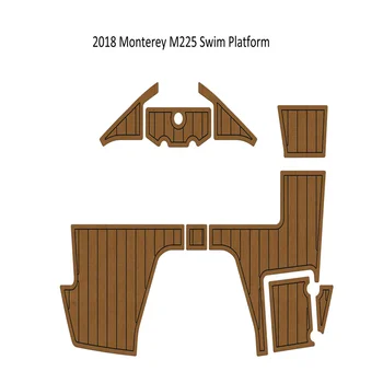 2018 Monterey M225 Плавательная платформа с подножкой Для лодки EVA Foam Коврик Для пола Из искусственного Тика