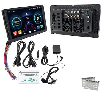 Автомобильное радио S-9090 2-DIN Android 10.1 с 9-дюймовым сенсорным экраном, GPS-навигатор Bluetooth WIFI FM