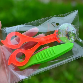 Набор инструментов для изучения биологии растений и насекомых в детской школе Пластиковые Ножницы Зажим Пинцет Милый набор игрушек для исследования природы Для детей