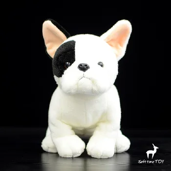 имитация животного 28 см кукла бульдог собака плюшевая игрушка мягкая кукла детская игрушка подарок на день рождения h2467