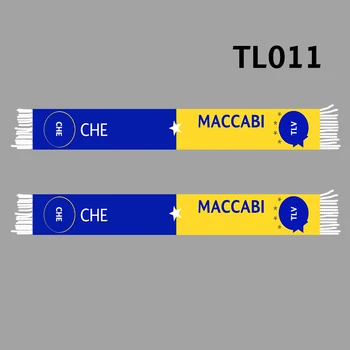 Шарф CHE VS TLV размером 145 * 18 см для фанатов двусторонней вязки TL011
