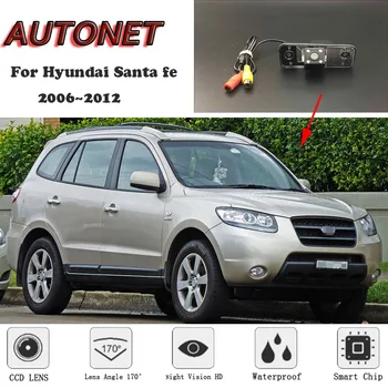 Резервная камера заднего вида AUTONET HD ночного видения для Hyundai Santa fe 2006 ~ 2012 CCD/камера для номерного знака или кронштейн