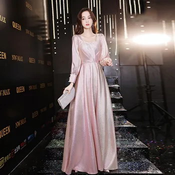 Вечернее платье Hong Hu для женщин 2023, Новое модное приталенное платье для ведущего, Свадебное платье для выпускного вечера