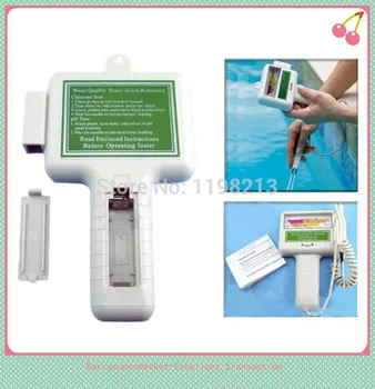Портативный Измеритель PH Тестер качества воды PH-тестер CL2, Тестер хлора, Измеритель уровня PH для бассейна, СПА PC101