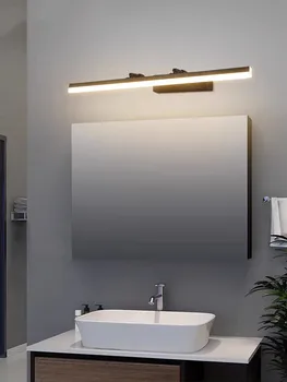 Зеркальный светильник Настенный светильник для ванной комнаты Nordic Simple Водонепроницаемый противотуманный светильник для шкафа Выдвижное поворотное зеркальное освещение спальни